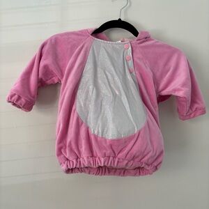 Butterfly Toddler Costume pink and silver